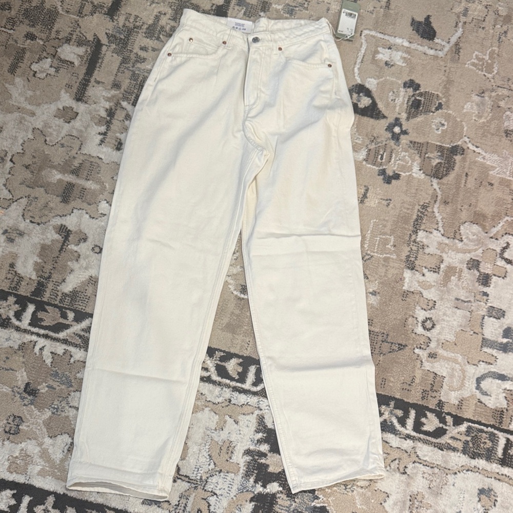 H&M Cream Skinny Jeans
